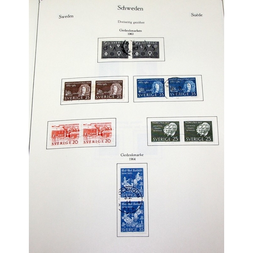 56 - Quality vintage KA-BE stamp album filled with Schweden (Sweden) leaves dating from 1929 to 1985. Ver... 