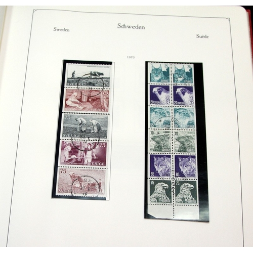 56 - Quality vintage KA-BE stamp album filled with Schweden (Sweden) leaves dating from 1929 to 1985. Ver... 