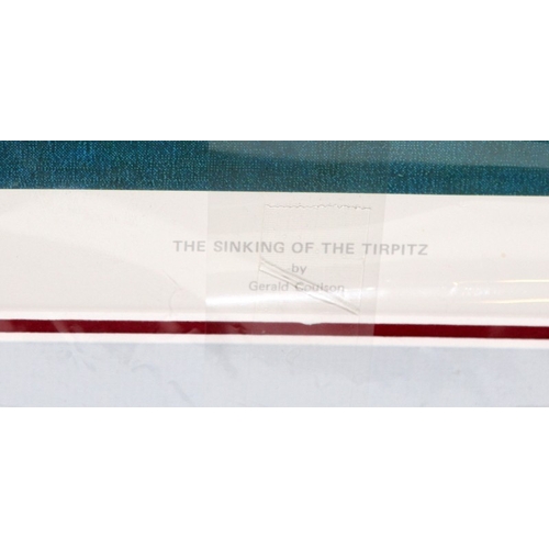 19 - Gerald Coulson (1926-2021) Large unframed gallery proof limited edition print 'The Sinking of the Ti... 