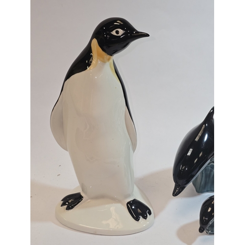 24 - Poole Pottery collection of animals to include three bears, penguin, miniature dolphin, blue Scottie... 