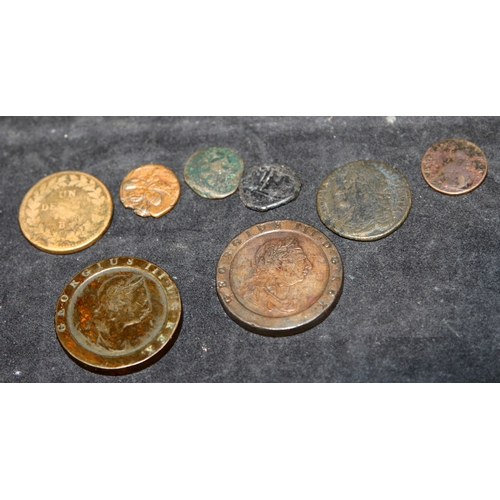 Interesting small collection of coins to include 2 x Cartwheel Two ...