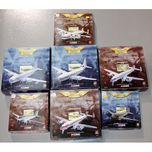 A collection of Corgi Classics Aviation Archive aircraft. 7 in lot, all ...