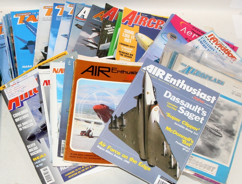 A collection of aviation related magazines: Wings, Air Classics, Take ...