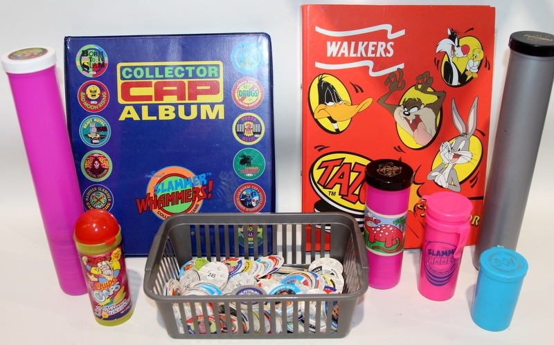 A very large collection of Pogs and Slammers, loads to go through