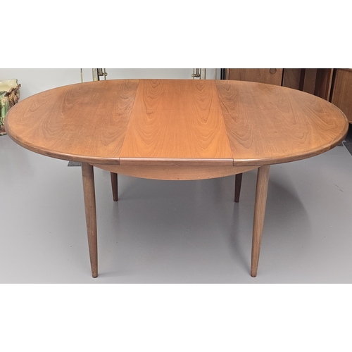 G-Plan Fresco vintage 1960's teak circular extending dining table ...