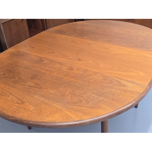 G-Plan Fresco vintage 1960's teak circular extending dining table ...