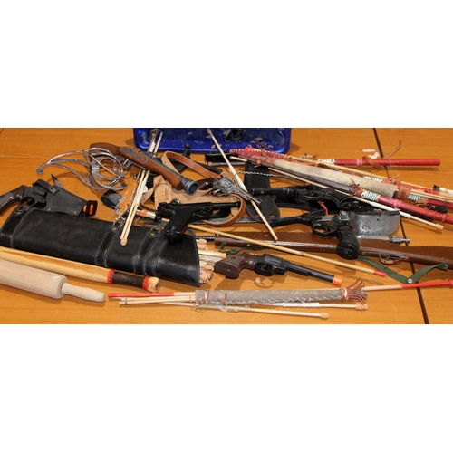Theatre props: a selection of weapons all used in theatre productions ...