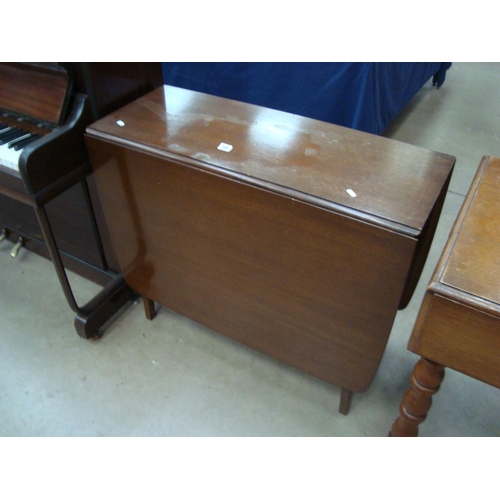 446 - MAHOGANY DROP LEAF TABLE