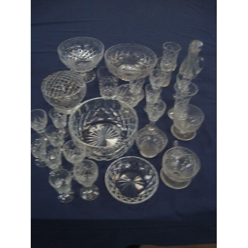 11 - CUT GLASS BOWLS ETC