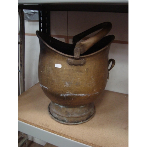 23 - BRASS COAL BUCKET