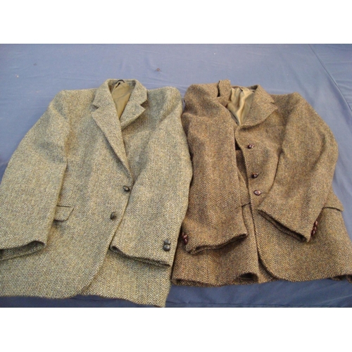 36 - 2 HARRIS TWEED JACKETS