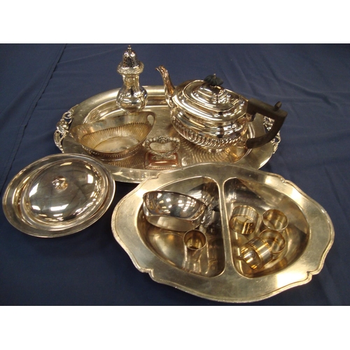 45 - QUANTITY OF PLATED WARE