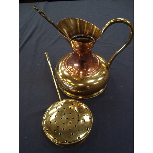 55 - CHESTNUT ROASTER, JUG ETC