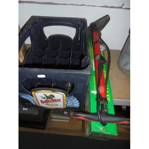 120 - BEER CRATE & TOOLS