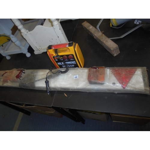 166 - TRAILER BOARD & CHARGER