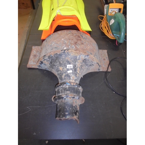 170 - CAST IRON GUTTERING