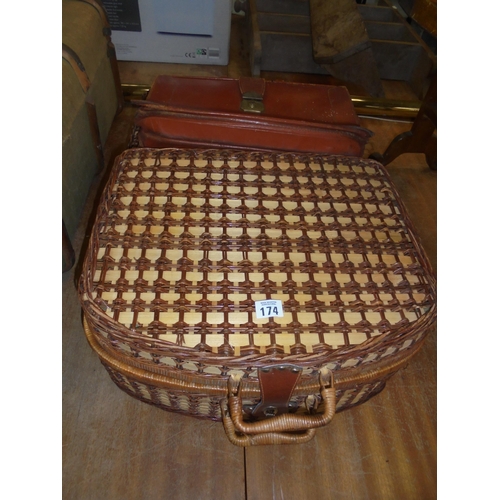 174 - 2 PICNIC BASKETS