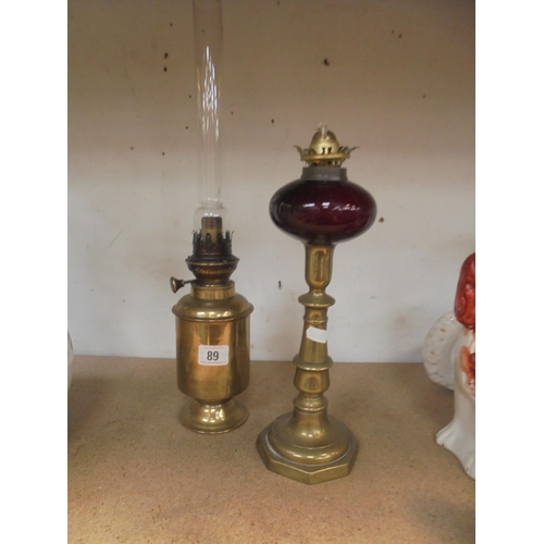 89 - OIL LAMPS