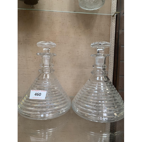 460 - 2 DECANTERS