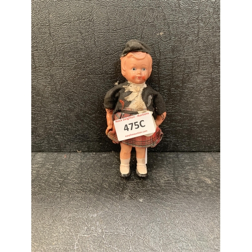 475C - EARLY PLASTIC DOLL