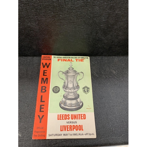 476A - LEADS V LIVERPOOL CUP PROGRAMME 1975