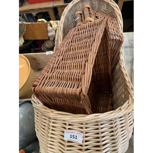 151 - WICKER BASKETS