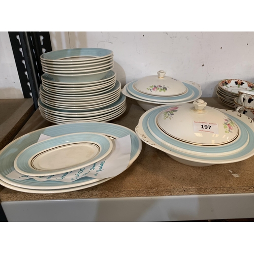 197 - GEORGE CLEWS DINNERWARE