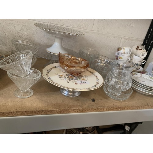 263 - CAKE PLATES ETC