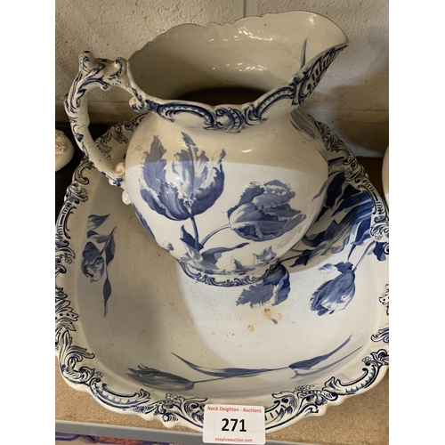 271 - JUG & BOWL