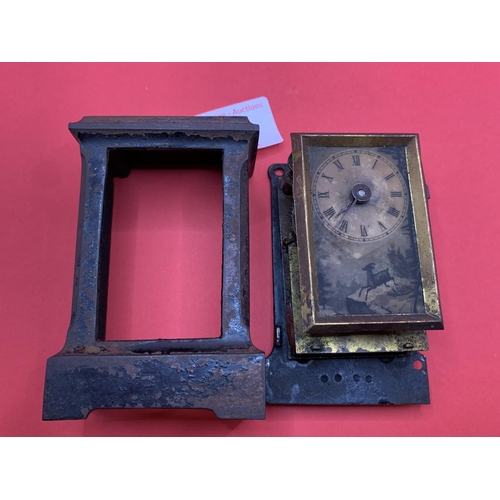 471 - METAL CASED CARRIAGE CLOCK