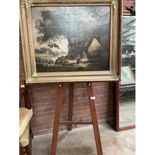 629 - GILT FRAMED OIL ON CANVAS