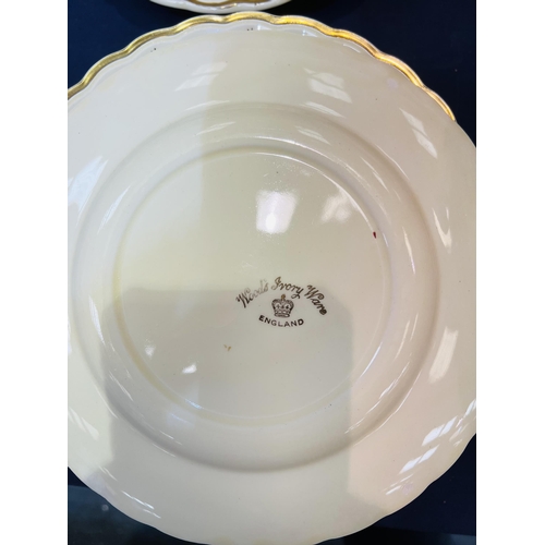 340 - WOODS IVORY WEAR PART DINNER SERVICE