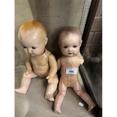 488 - PAIR OF DOLLS