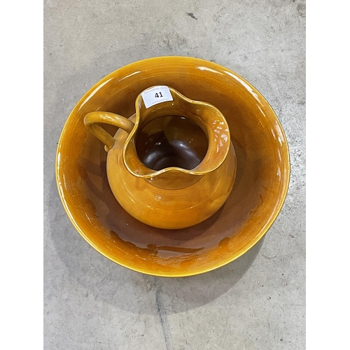 41 - JUG AND BOWL