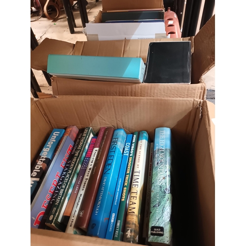 126 - THREE BOXES OF BOOKS