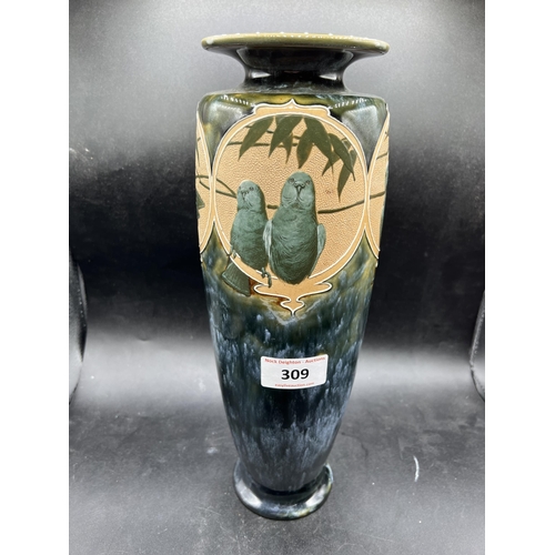 309 - DOULTON TALL VASE