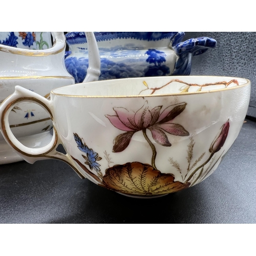 322 - TEAPOT TOBACCO PATTERN & PORCELAIN