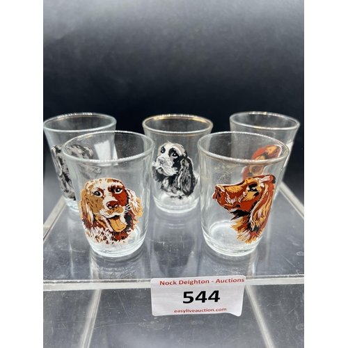 544 - HUNTING SHOT GLASSES