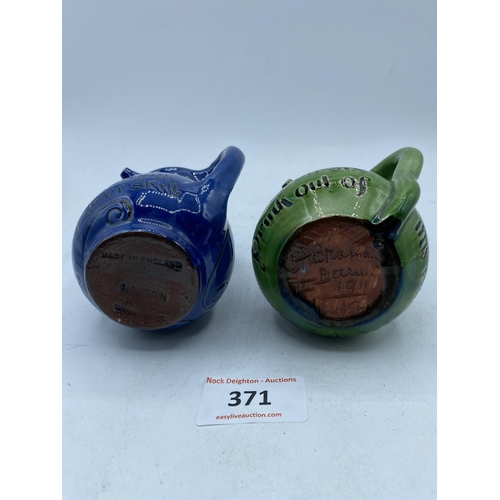 371 - CH BARRUM 1911 PUZZLE JUGS