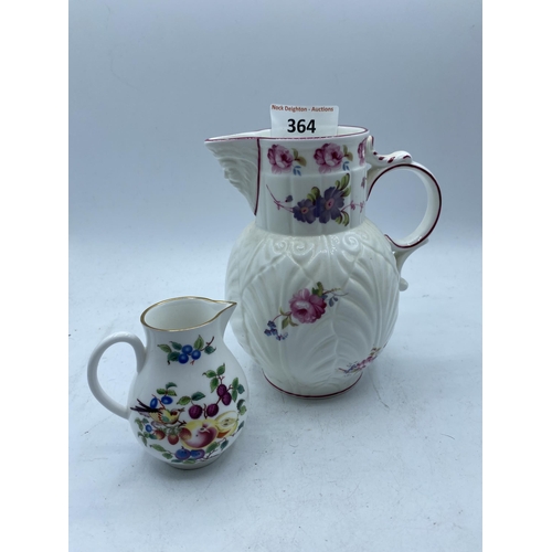 364 - COALPORT AND WORCESTER JUGS