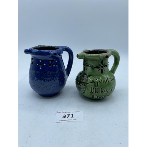 371 - CH BARRUM 1911 PUZZLE JUGS