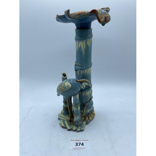 374 - CH BARRUM STORK CANDLESTICK HOLDER