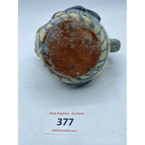 377 - C H B 1871 TEA POT