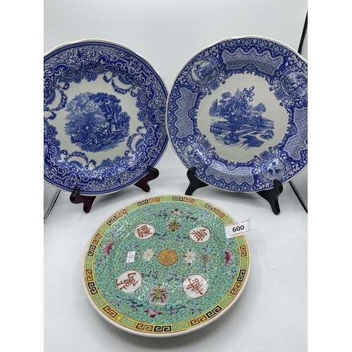 600 - ORIENTAL PLATES