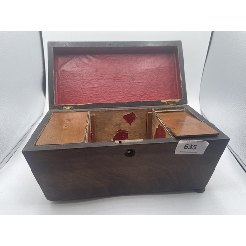 635 - WOODEN BOX