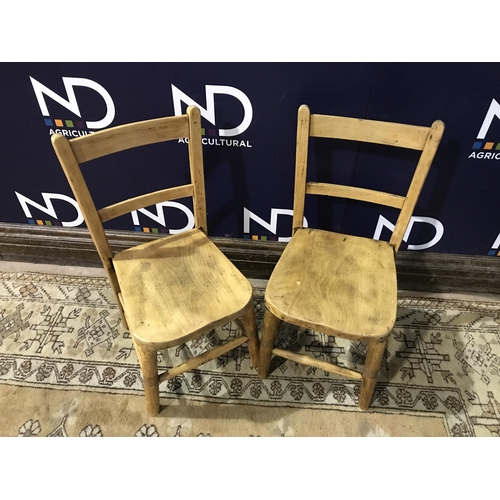 857 - TWO SMALL CHAIRS