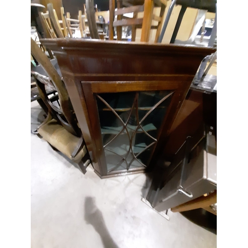 819 - VICTORIAN CORNER CUPBOARD