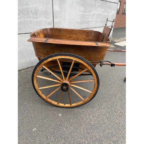 144A - WOODEN HORSE CART