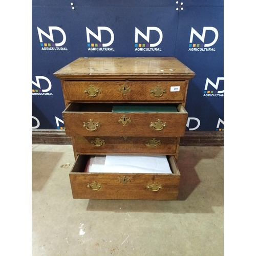 201 - CHEST OF DRAWERS