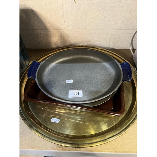 301 - BRASS PLATE ETC